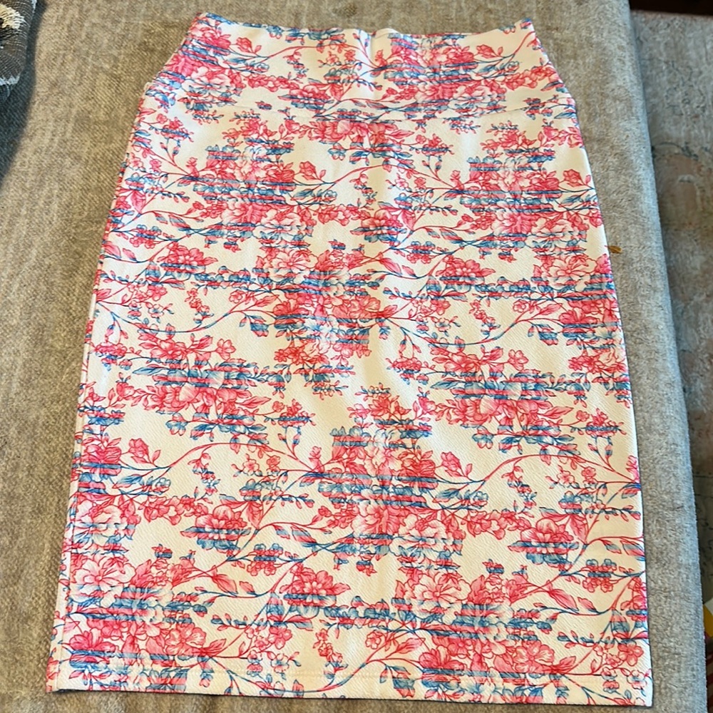 Floral Pencil Skirt